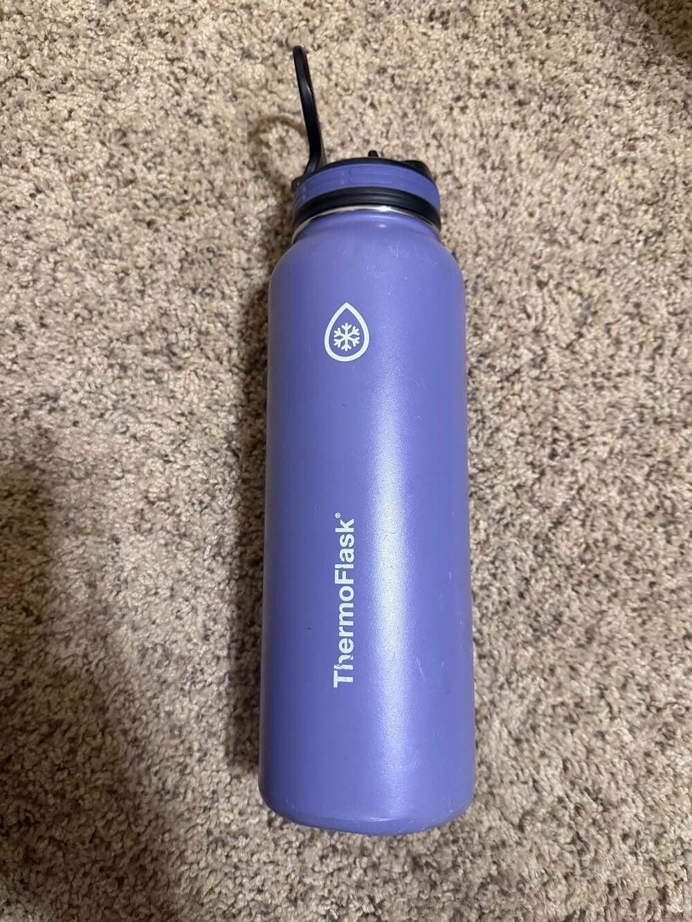 ThermoFlask 40oz Insulated Stainless Steel Water Bottle Purple